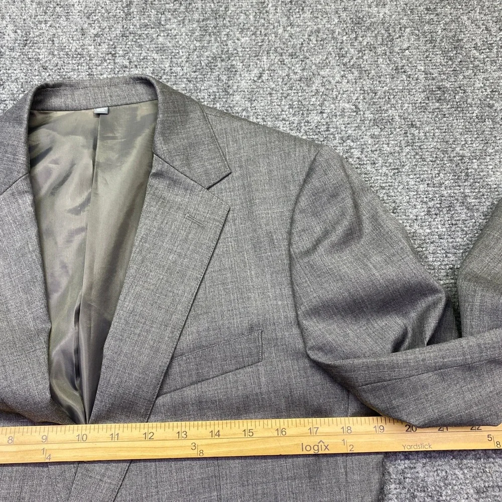 Bonobos Slim Fit Gray Wool Blend Suit Jacket Blazer 38R 15768 Preppy Career